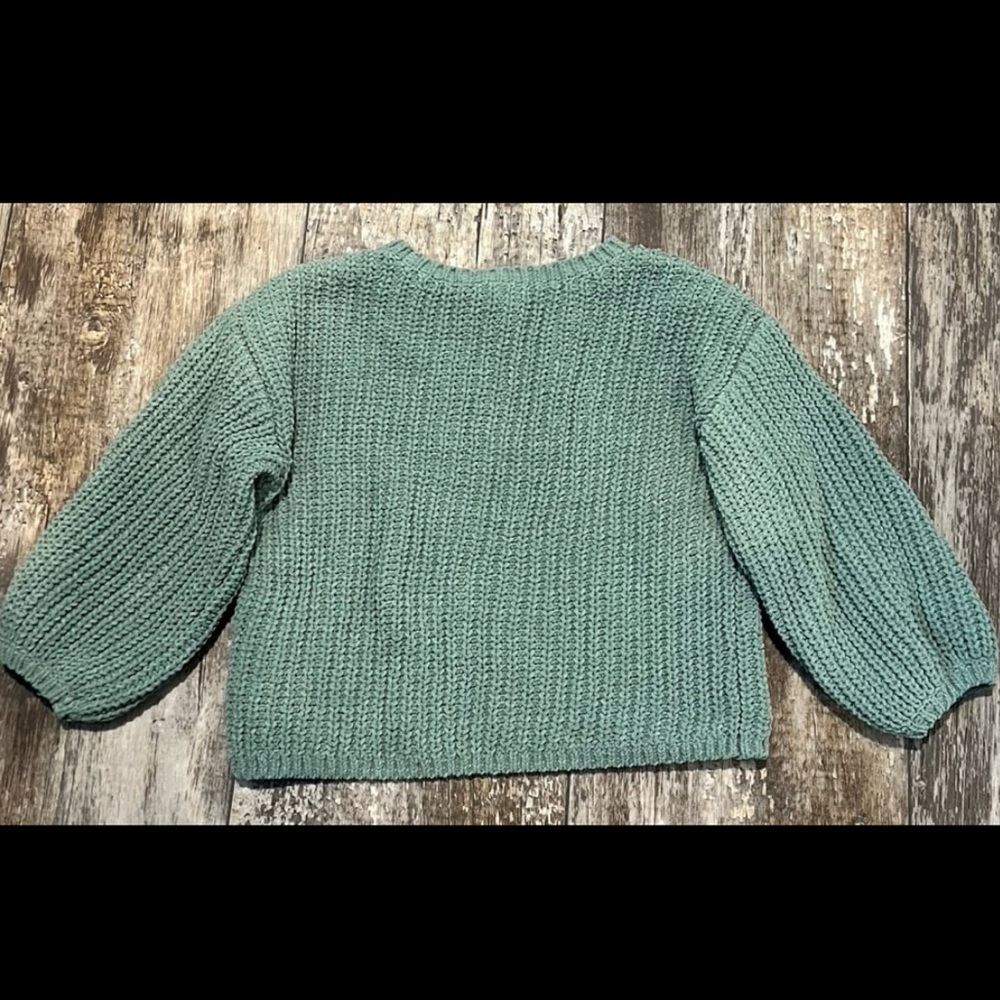 Toddler H&M Teal Knit Sweater